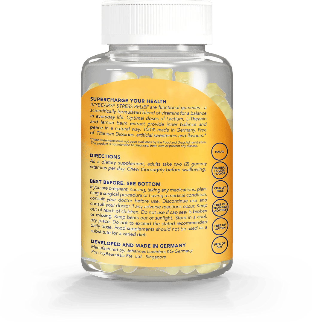 Ivybears Stress Relief gummies – natural calm supplement