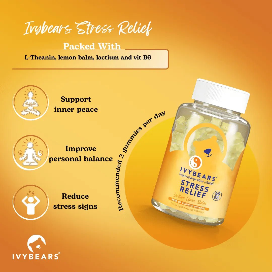Ivybears Stress Relief gummies – natural calm supplement