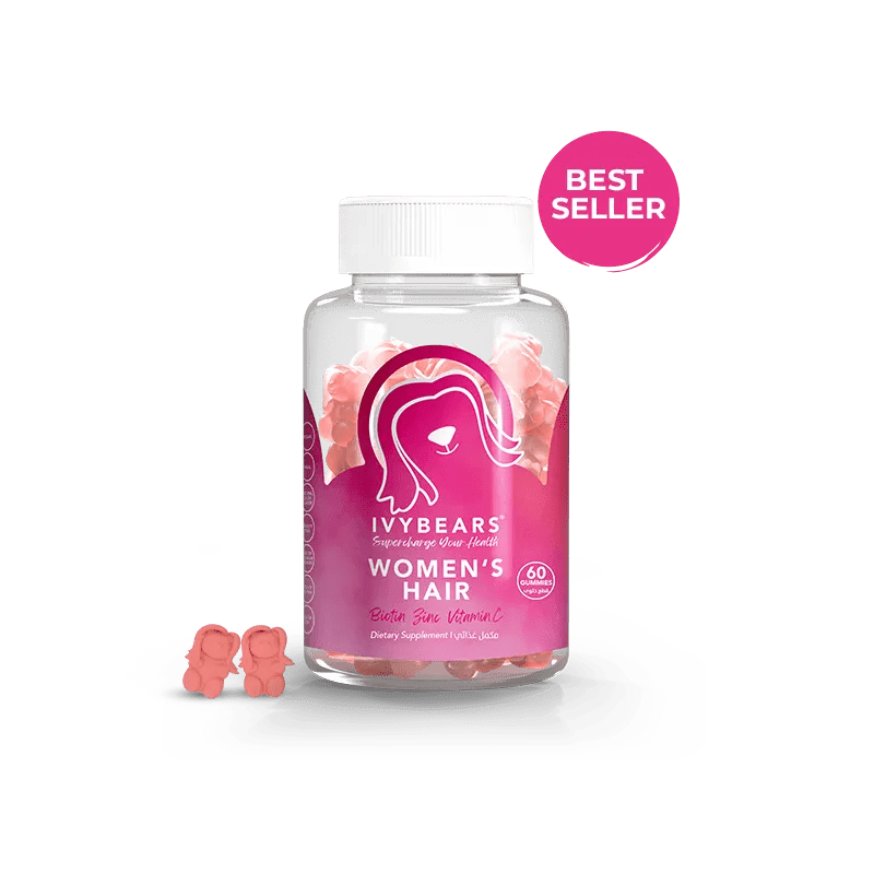 Ivybears Women's Hair - Ivy - Bears - Gulf - Hair loss treatment - Hair vitamin - biotin - best hair vitamin