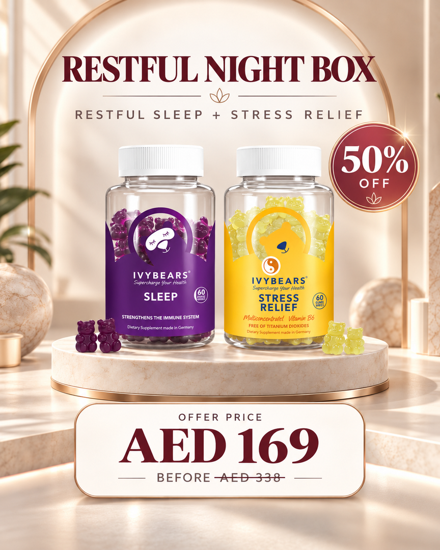 Restful Night Box - Best Calm & Sleep Vitamins by Ivybears