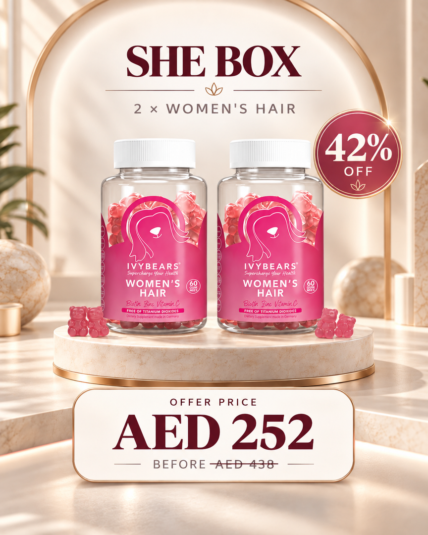 She Box - Hair Vitamins for Her | Ivybears