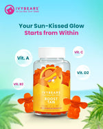 تحميل الصورة إلى عارض المعرض، Ivybears Boost Tan supplement  – vitamins for natural golden glow
