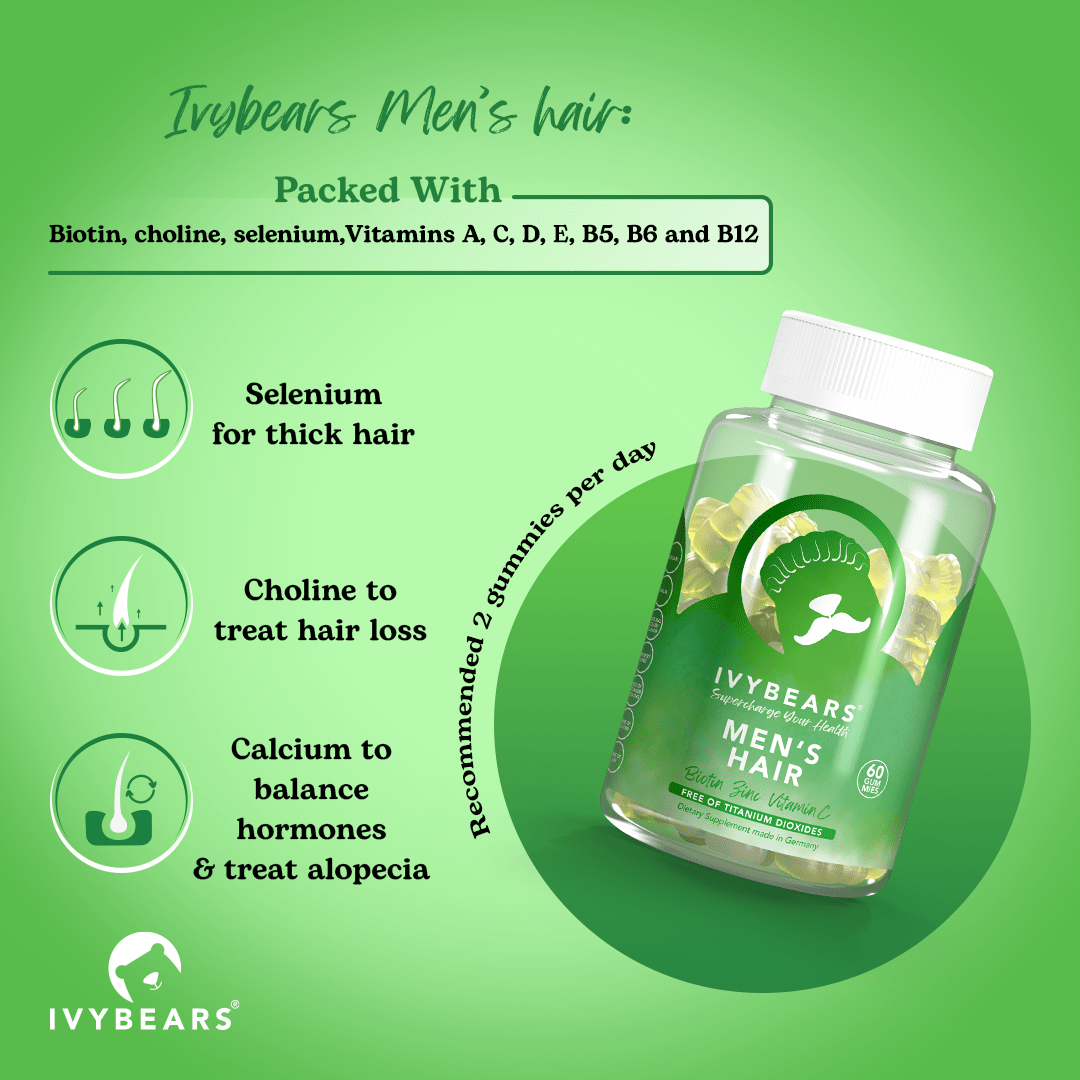 Men Power Essentials - Hair, Energy & Immunity by Ivybears