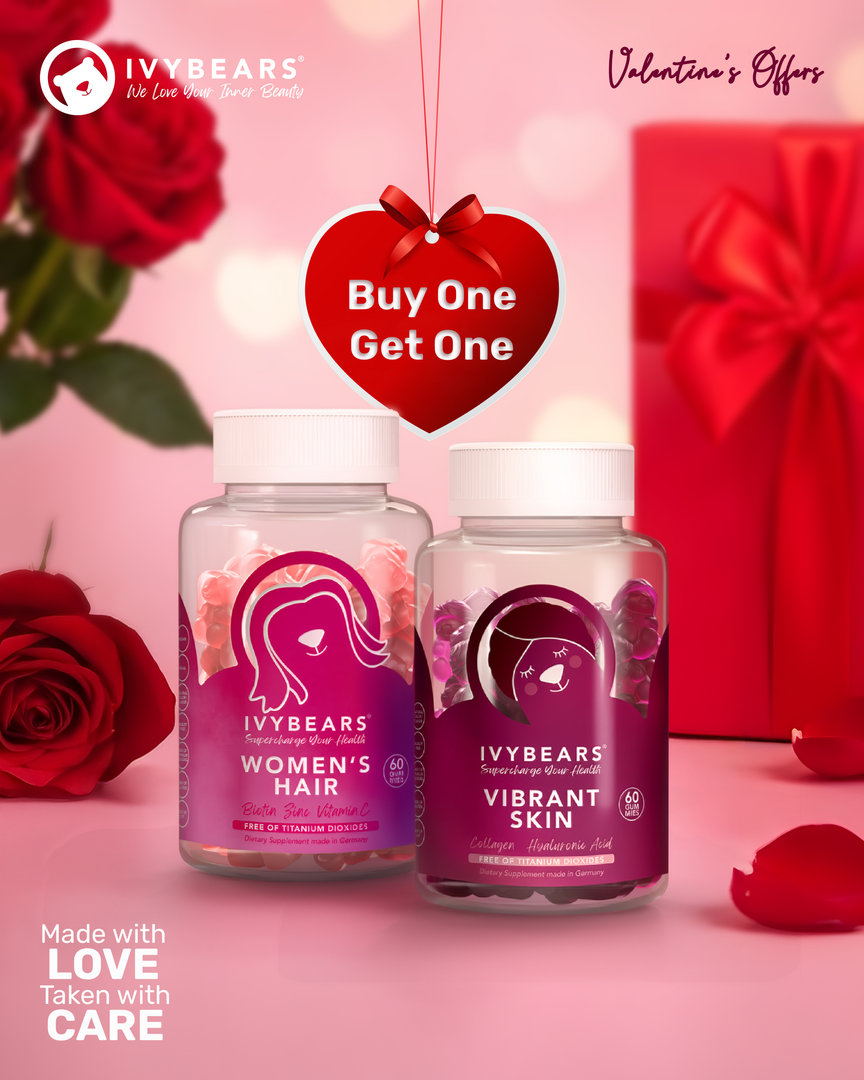 صندوق ماجيك تاتش - مجموعة فيتامينات للشعر والبشرة من آيفي بيرز